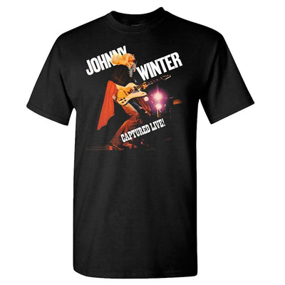 JOHNNY WINTER Captured Live T-Shirt