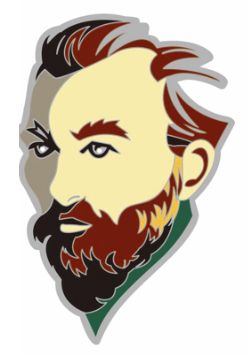 Self Portrait Lapel Pin