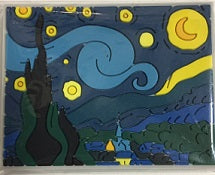 The Starry Night Shaped Magnet