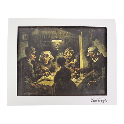 The Potato Eaters Matted Print 8x10