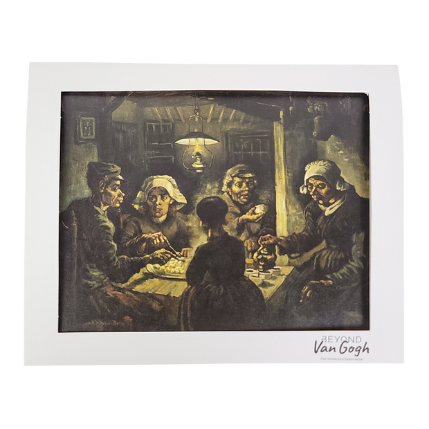 The Potato Eaters Matted Print 8x10