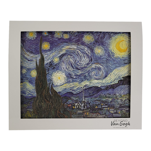 The Starry Night Matted Print 8x10