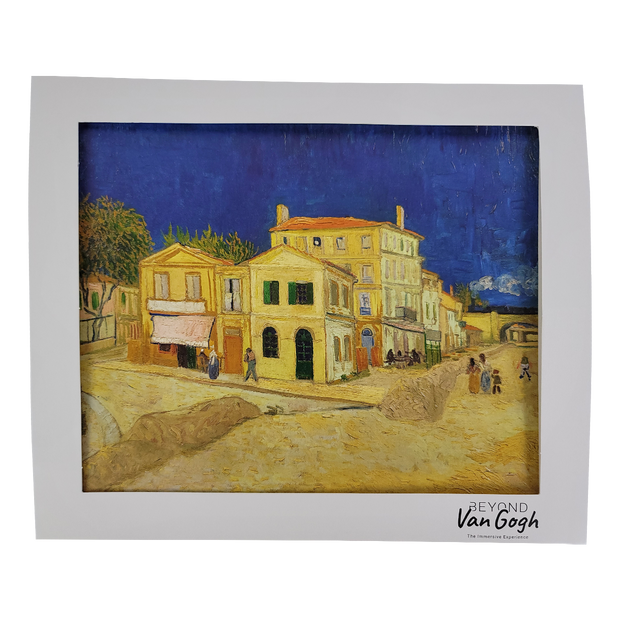 Yellow House Matted Print 8x10