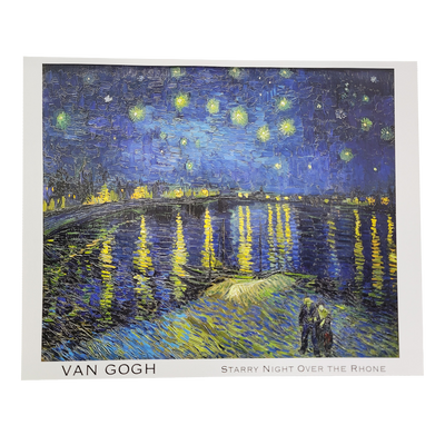 Starry Night Over Rhone Poster