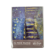 Starry Night Over Rhone Puzzle Postcards