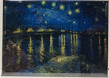 Starry Night Over Rhone Acrylic Magnet