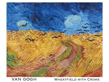 Wheatfield with Crows Poster