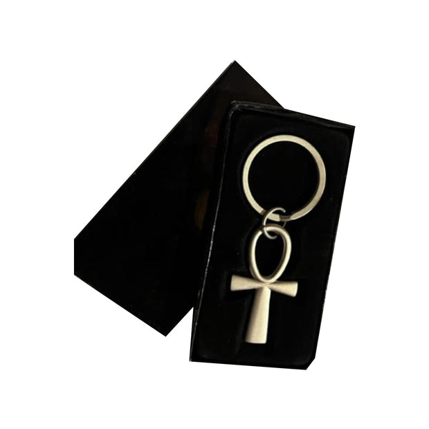 Ankh Pewter Keychain