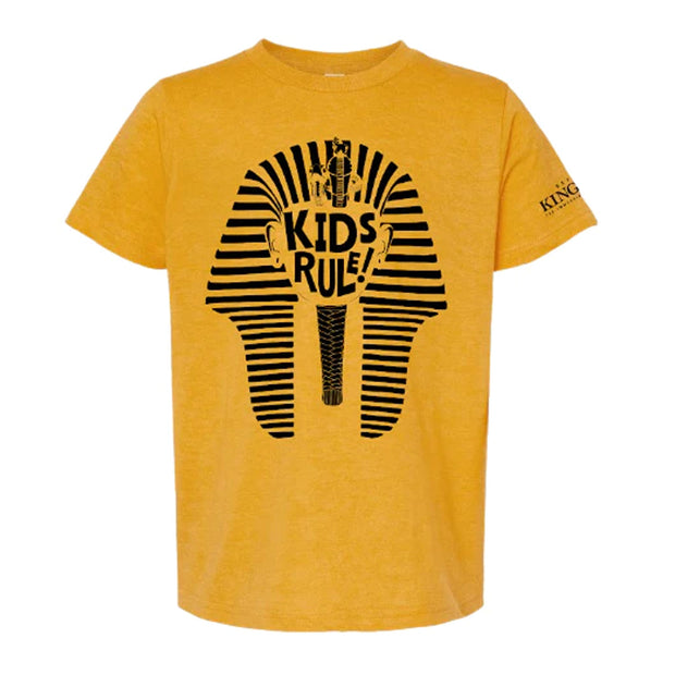 Kids Rule Headdress Youth T-Shirt - Yellow