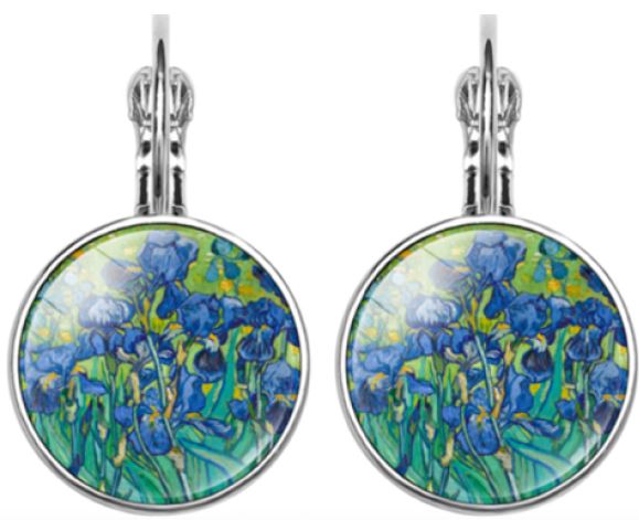 Irises Costume Earrings