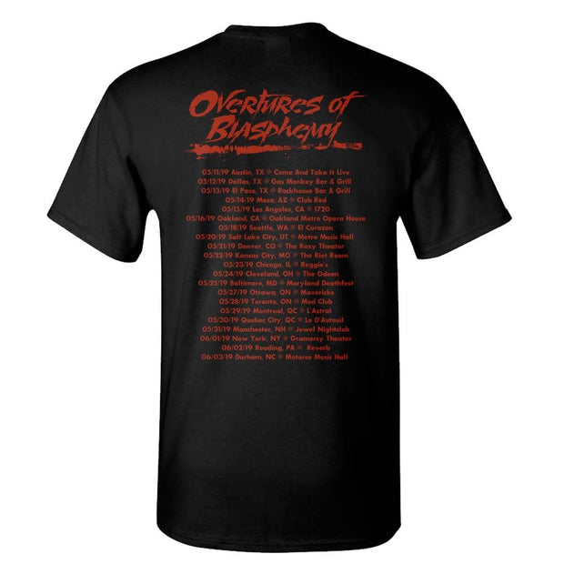 DEICIDE Overtures of Blasphemy 2019 Tour T-Shirt