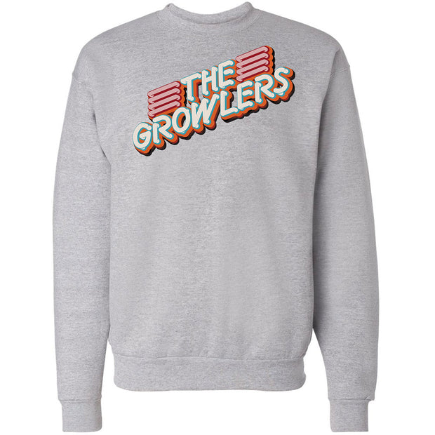THE GROWLERS Disco Logo Crewneck Sweatshirt
