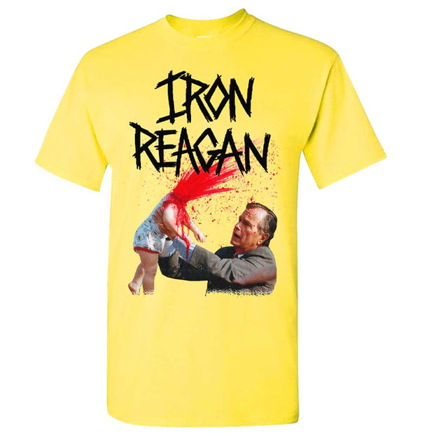 IRON REAGAN Your Kid's An Asshole Yellow T-Shirt