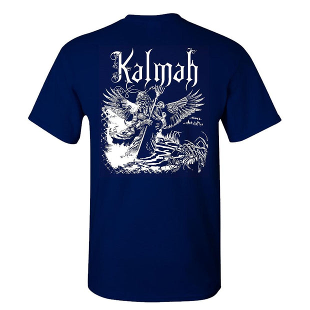 KALMAH Seventh Swamphony Navy T-Shirt