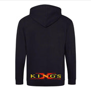 KING'S X Pocket Print Logo Zip Hoodie