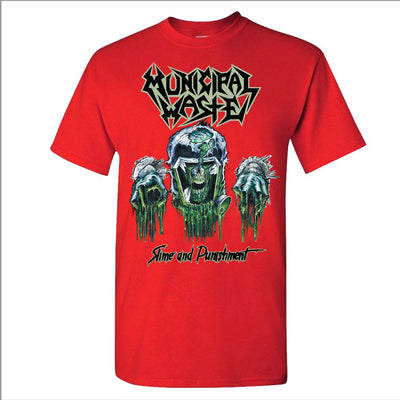 MUNICIPAL WASTE Slime And Punishment Red T-Shirt