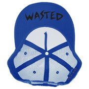 Logo Wasted Trucker Hat - White/Blue