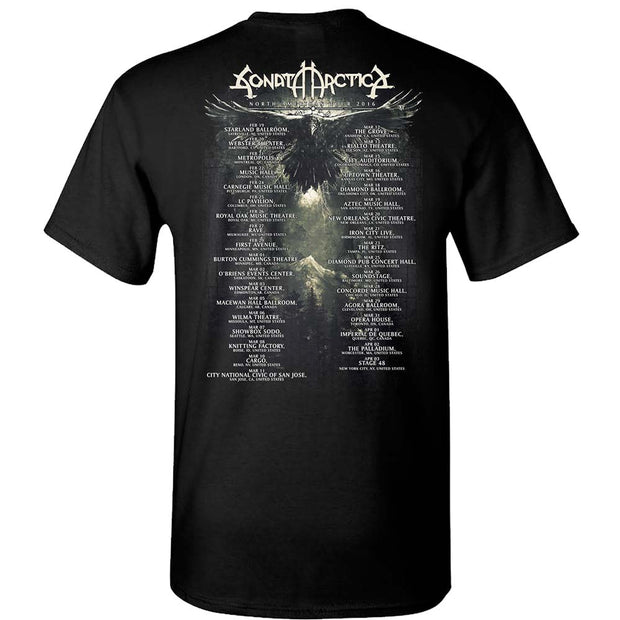 SONATA ARCTICA White Wolf Tour Dates T-Shirt