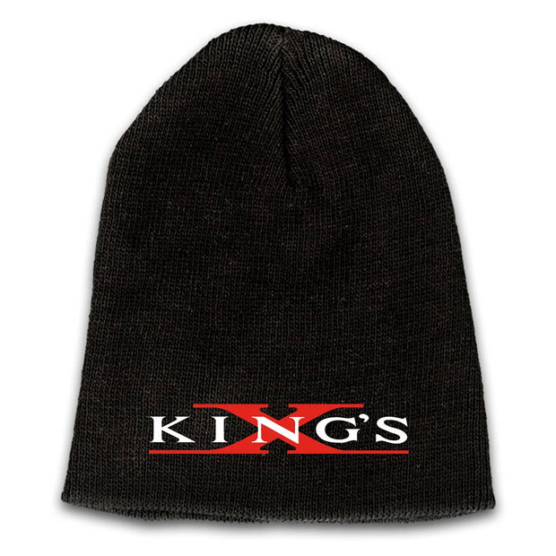 KING'S X Emblem Embroidered Logo Beanie - Red X