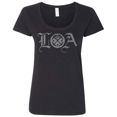 LIFE OF AGONY Logo Ladies T-Shirt