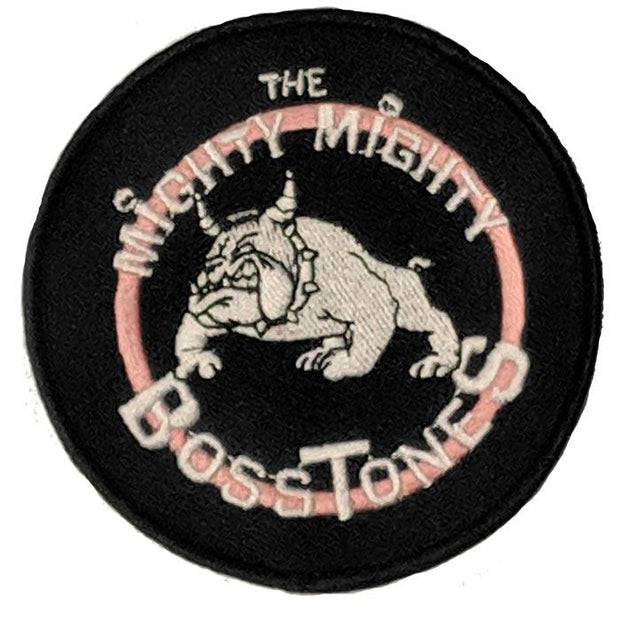 MIGHTY MIGHTY BOSSTONES Round Emblem Bulldog Black Patch