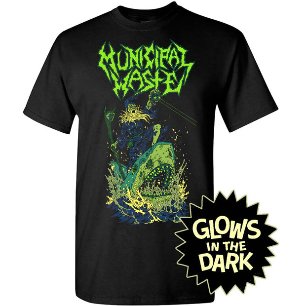 MUNICIPAL WASTE Glow Shark T-Shirt