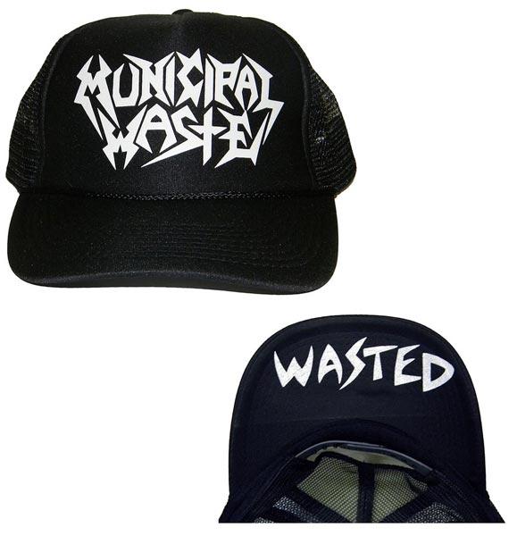 MUNICIPAL WASTE Logo Wasted Trucker Hat