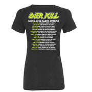 OVERKILL Wings Over N. America 2020 Tour Ladies T-Shirt