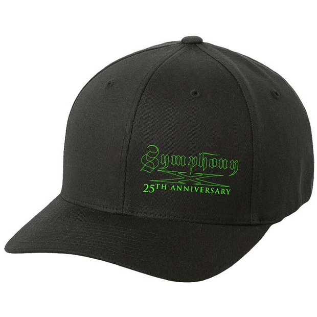 SYMPHONY X 25th Anniversary - Green Logo Flex Fit Hat