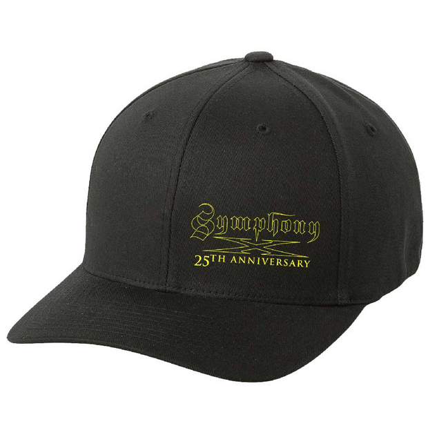 SYMPHONY X 25th Anniversary - Yellow Logo Flex Fit Hat