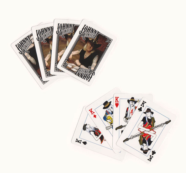 JOHNNY WINTER Playing Cards